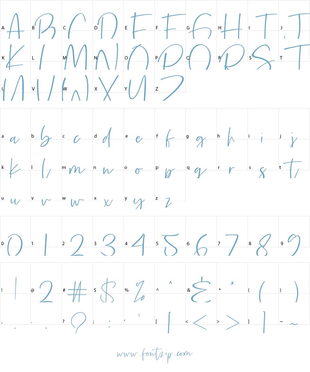 Precious Soul Font Character